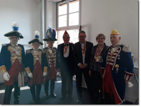 Empfang des Prinzenpaares im Rathaus Mannheim